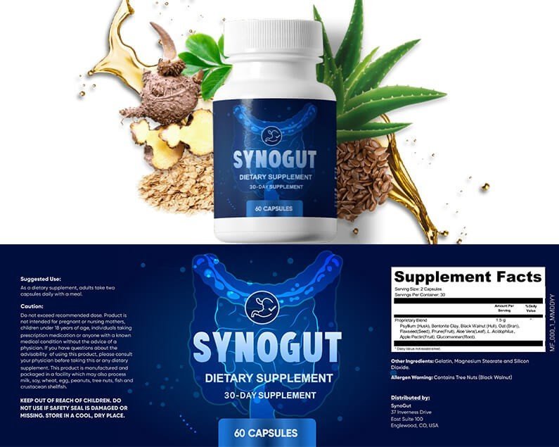 Want to support the health of your digestive system? You need Synogut.